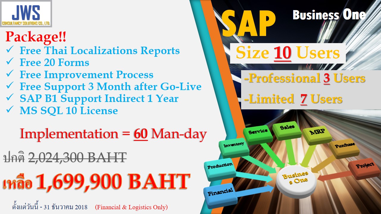 2.Promotion SAP B1,10 Users
